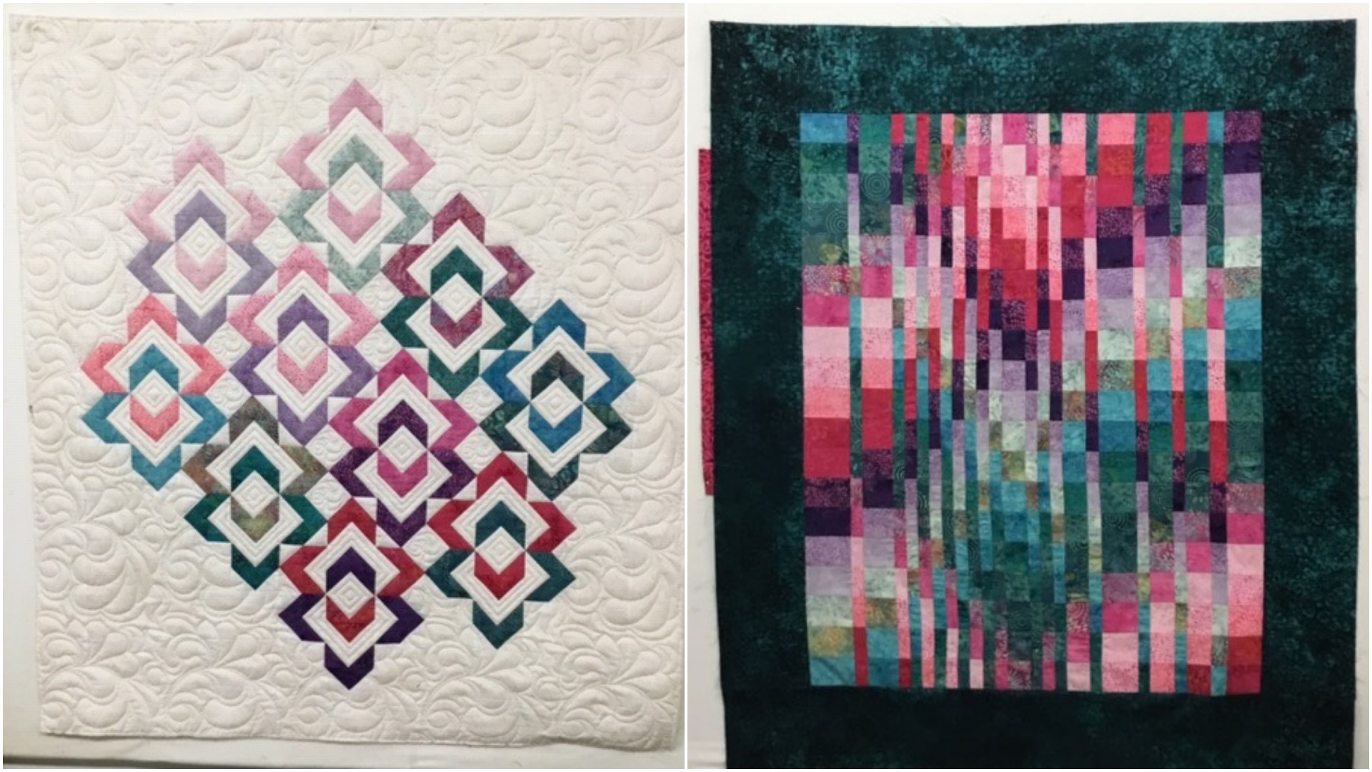 One jelly roll, two quilts