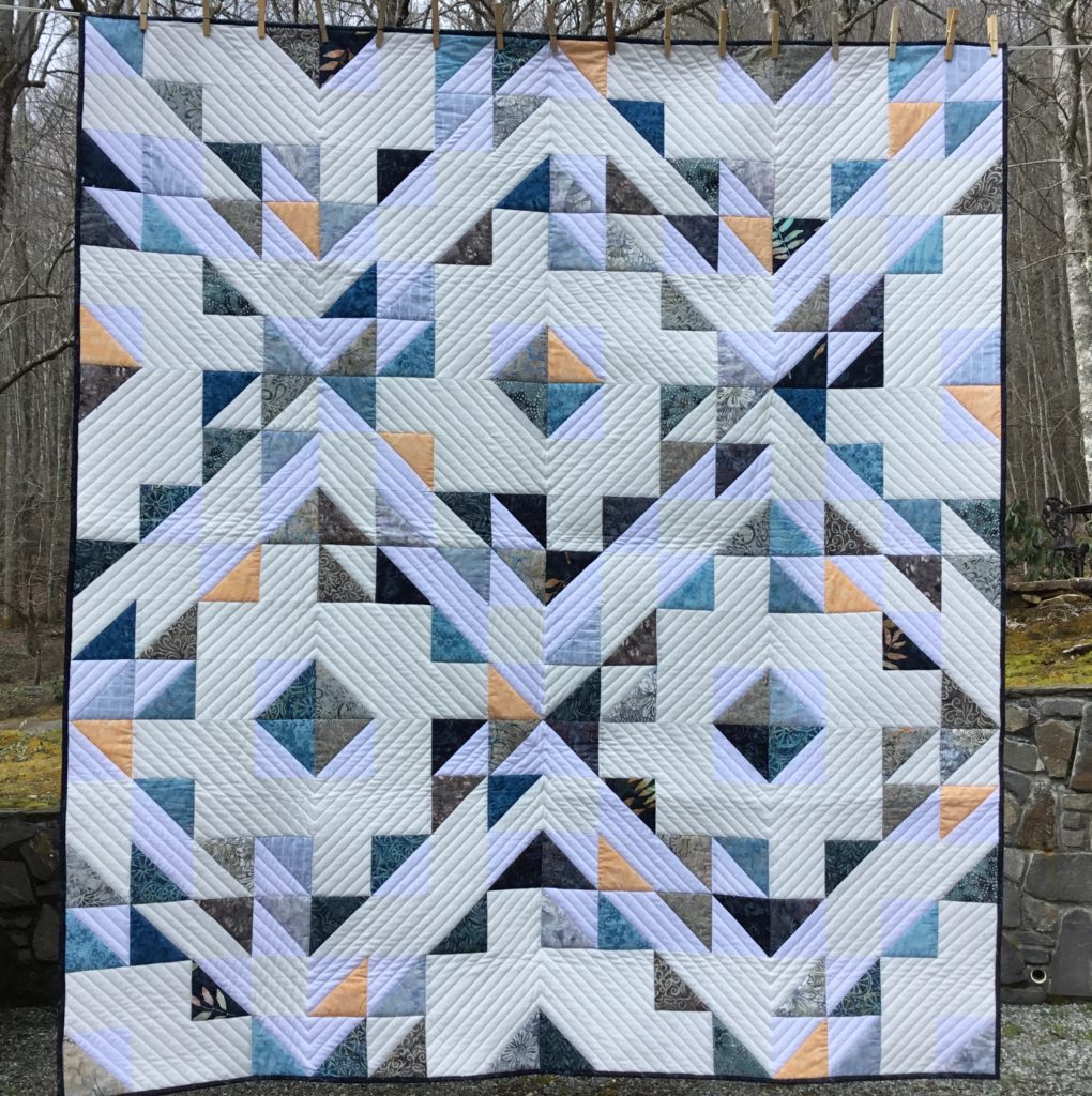 Diamonds at the Beach - 62" x 68" (lap)