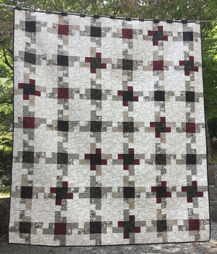 Neutral Pinwheels - 77" x 89" (twin/full)