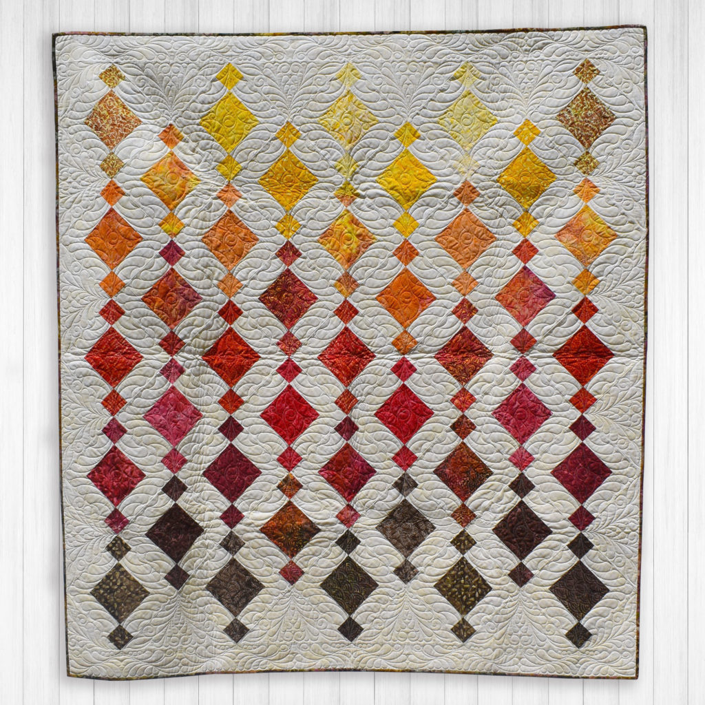 Autumn - 64" x 64" (lap/throw)